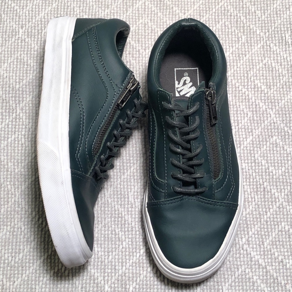 Vans Old Skool side Zip Leather Sneaks